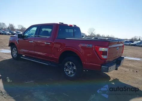2022 Ford F-150 Lariat from USA, damaged, VIN 1FTFW1ED9NFB01987